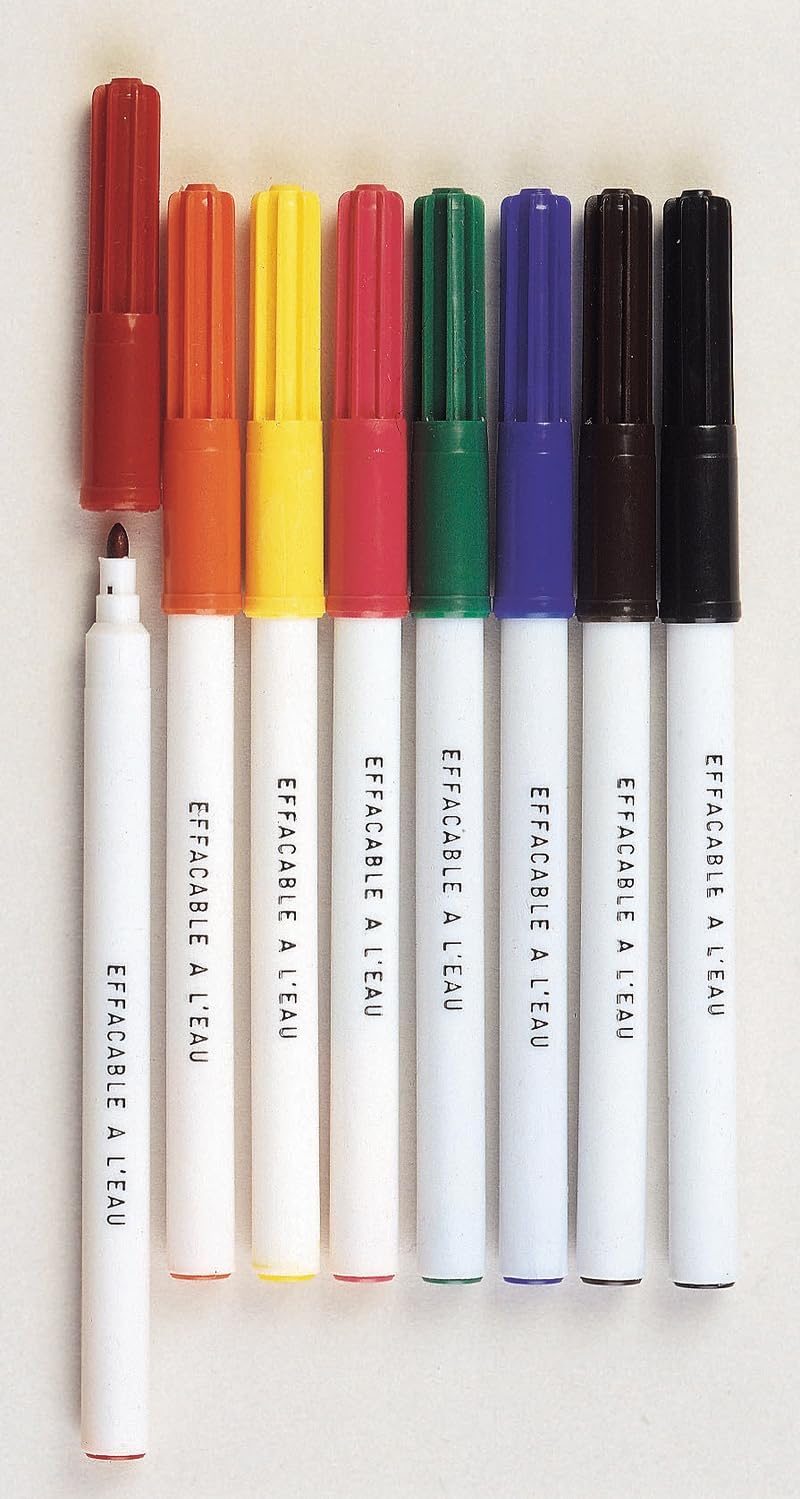 Nathan 387102 Fine Board Markers, Multi Color