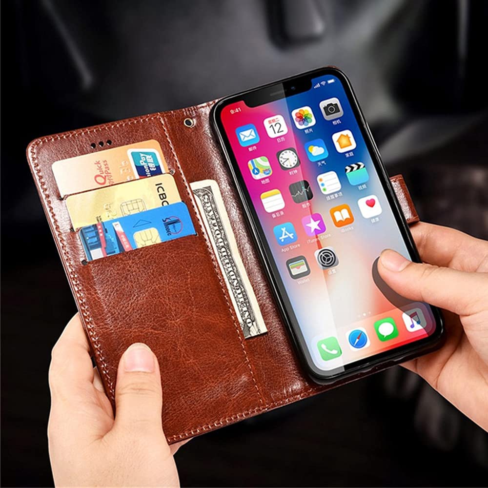 Cover per Google Pixel 4a 5G Case Flip Folio,Semplice Stile Libro Cover