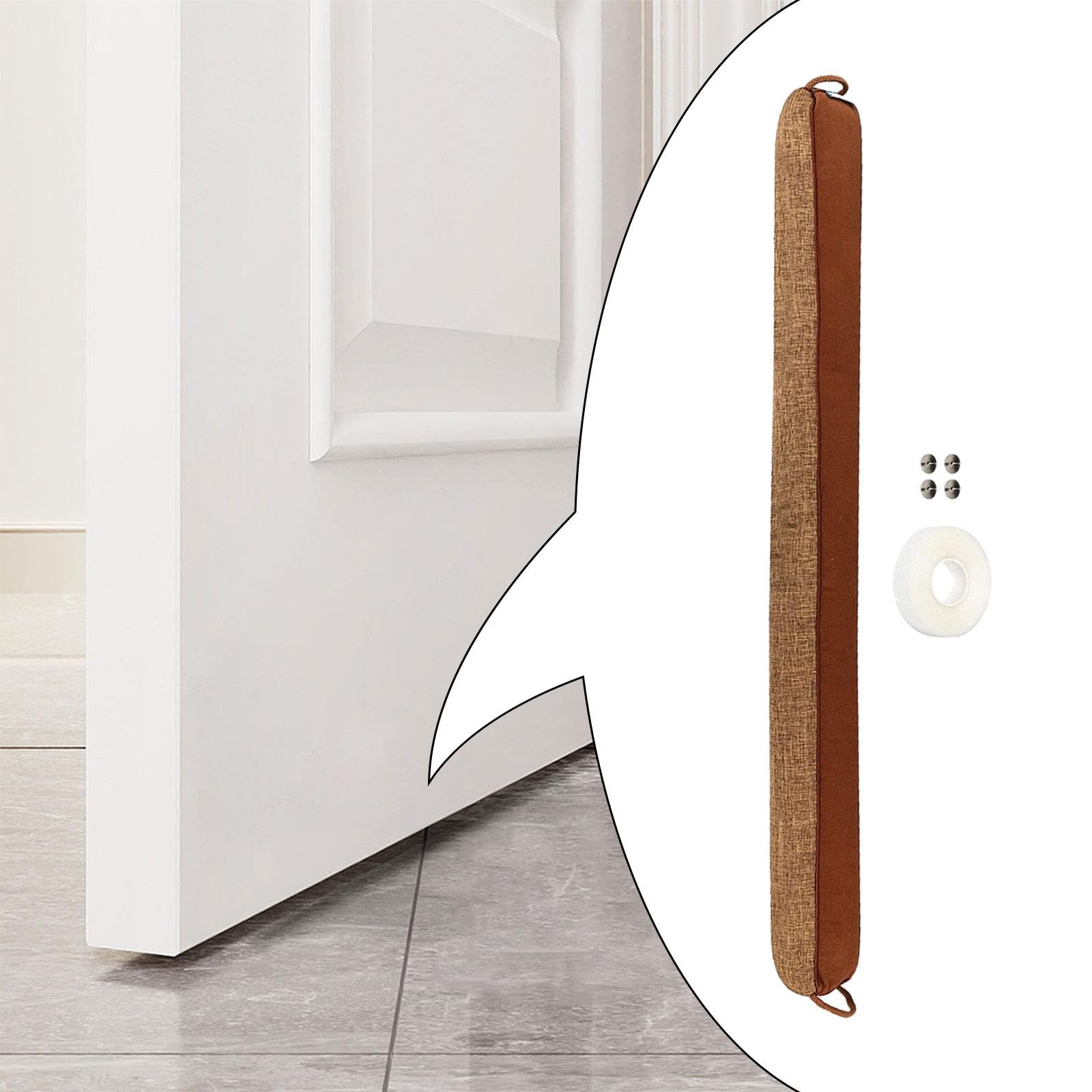 Paraspifferi per Porte, Guarnizione per Porte, Facile Installazione, Isolamento da Polvere E Rumore, Economico, Impedisce L'ingresso di Calda, Forma Triangolare