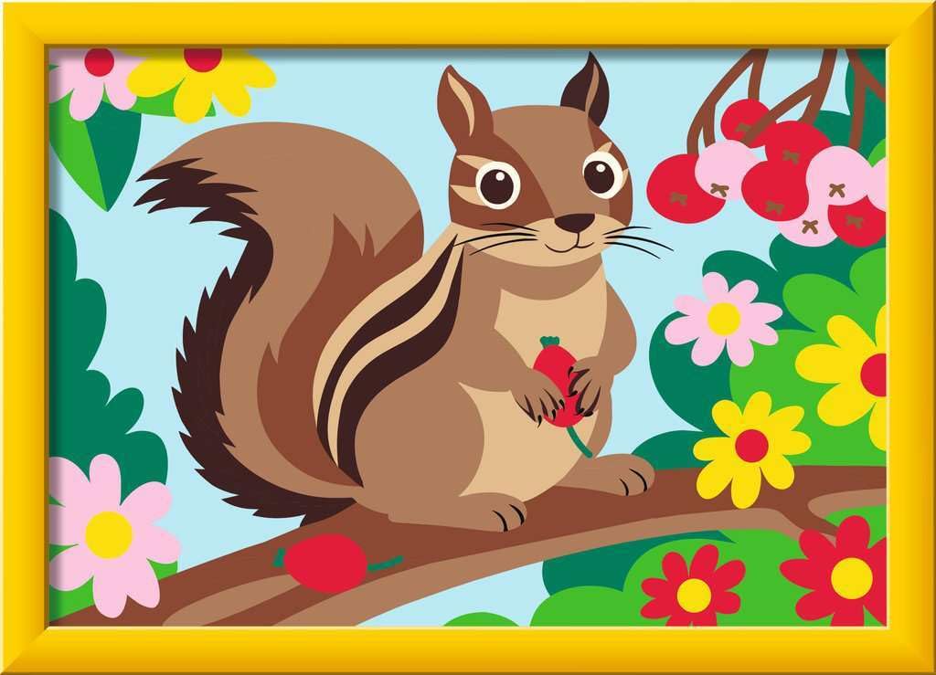 CreArt, Paint by Numbers Children - Chipmunks