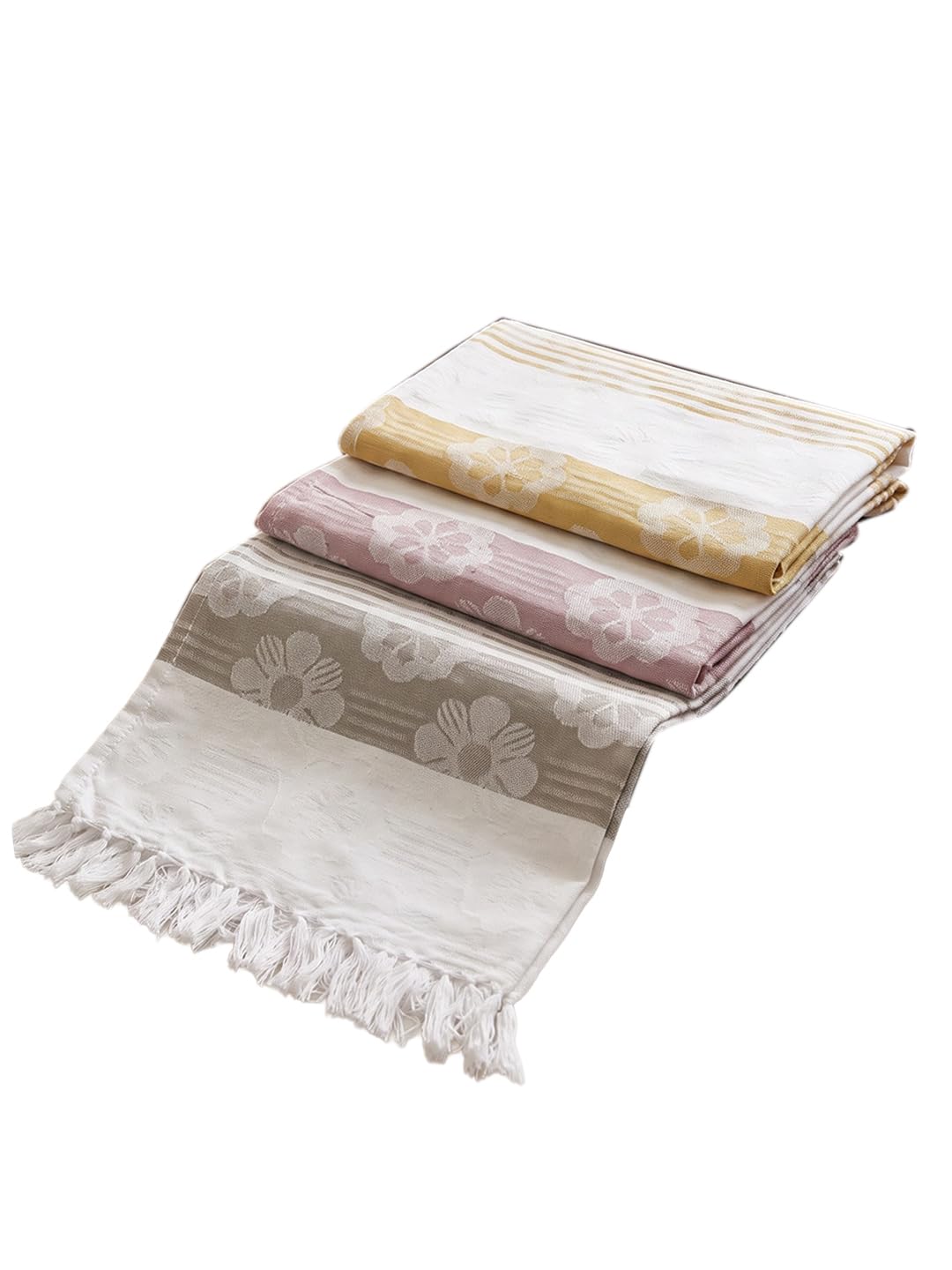 RAMRAJ Cotton Bath Towels - Multicolor Checked -10 RAMRAJ Cotton Bath Towels - Multicolor Checked -10