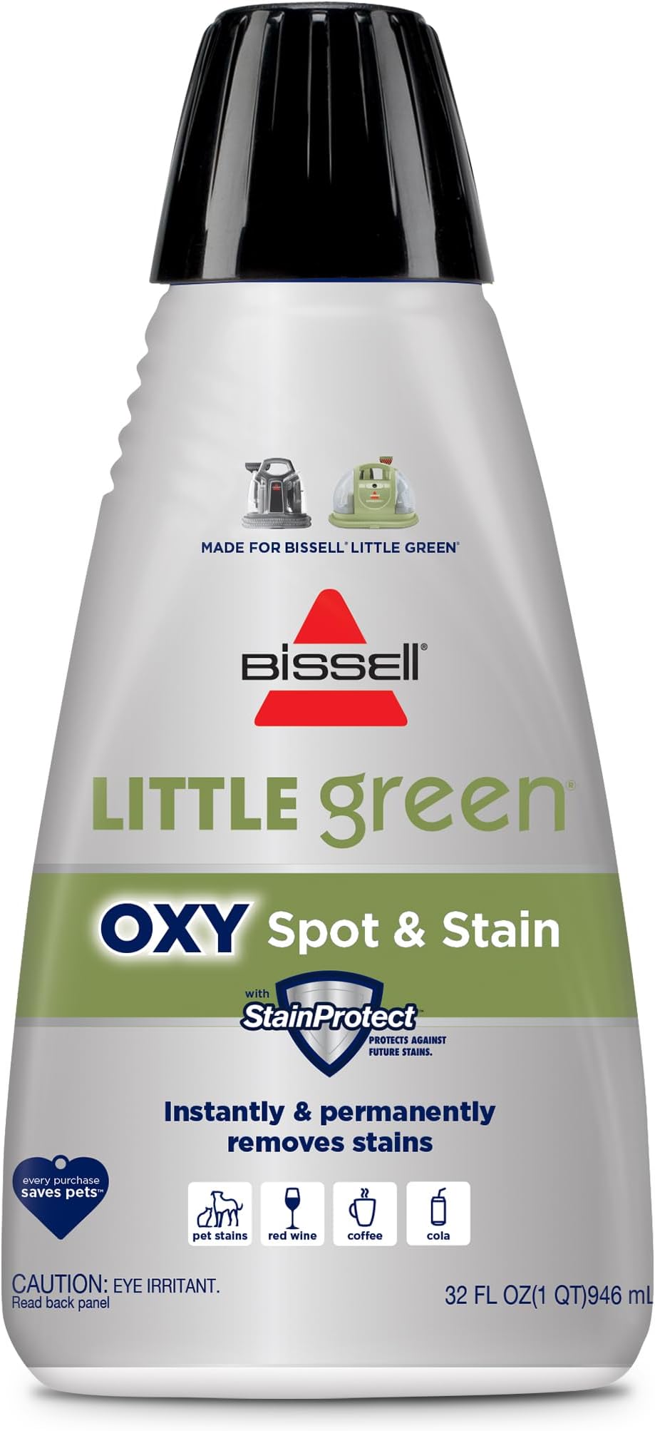 BISSELL Little Green Spot & Stain Formula for Portable Carpet Cleaner 2038G