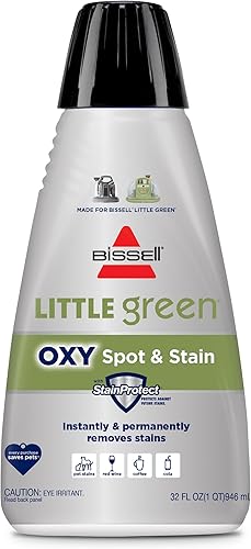 Bissell Little Green - Fórmula de manchas y manchas para limpiadores portátiles de alfombras, 2038G