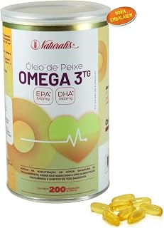 Óleo de Peixe Omega-3 200 Cápsulas Naturalis