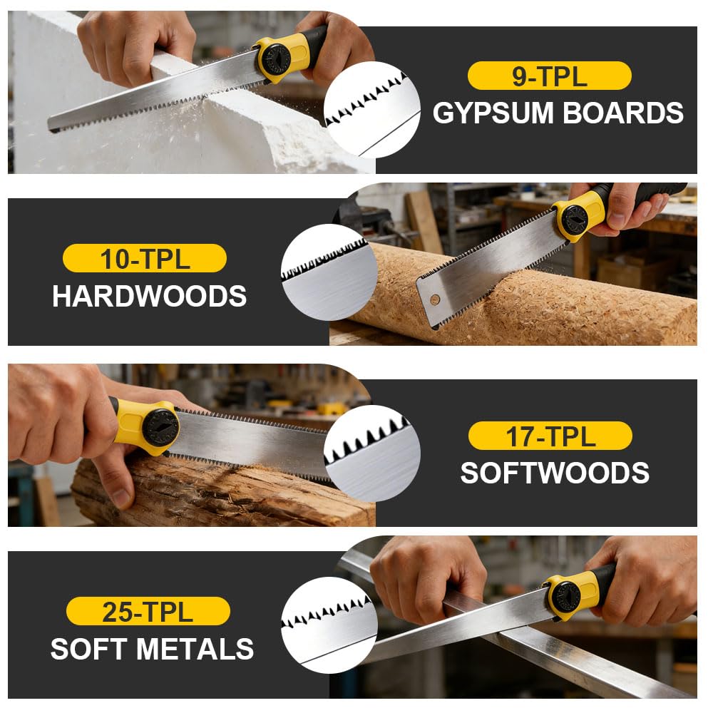 Juego de Caja de Ingletes, 4 Piezas, Caja de Ingletes con Sierra Japonesa para Madera, 3 Ángulos de Corte, Mango Ergonómico, Cortador Manual Para Carpintería, Bricolaje