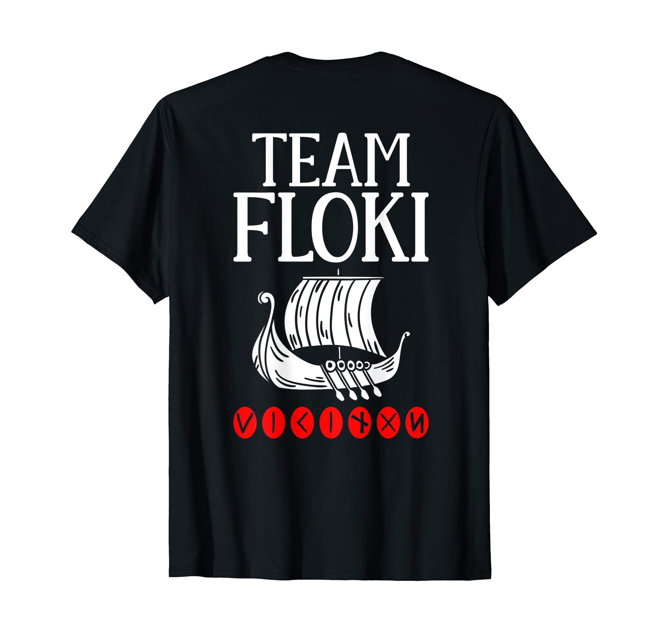 Wikinger und Nordmänner MerchBackprint Team Floki the Shipwright T-Shirt
