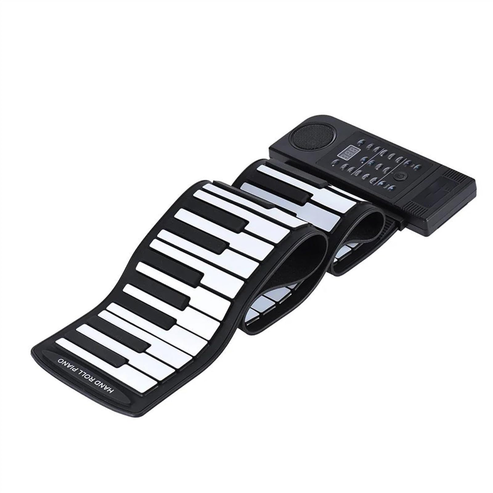 Teclado De Piano Electrico Para Principiantes Teclado Electrónico MIDI Enrollable De 61 Teclas De Silicona Portátil Con Altavoz Incorporado