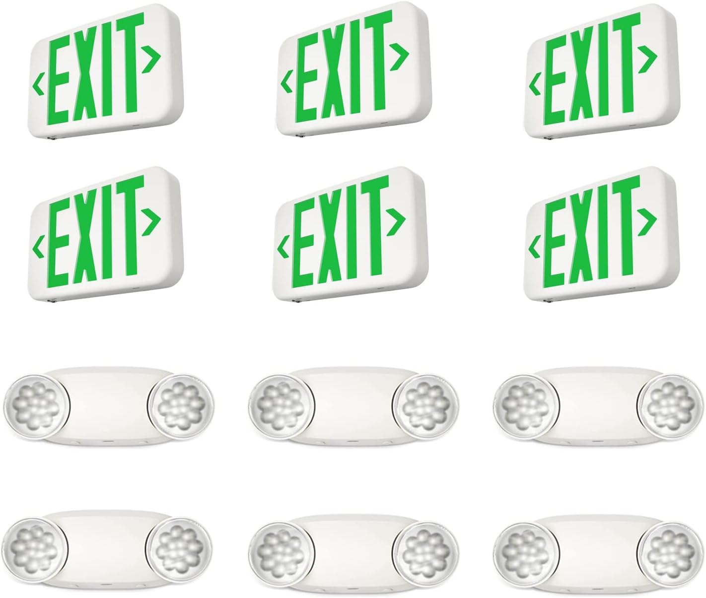 Buy 6 Pack Emergency Light, Emergency Lights for Business + 6 Pack