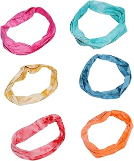 FOMIYES 6pcs Stretchy Headbands for Women Towel Headband Sweatband Headband Spa Headband Sports Hair Bands Elastic Yoga Sports Hairbands Running Headbands Elastic Headband Running Headwrap