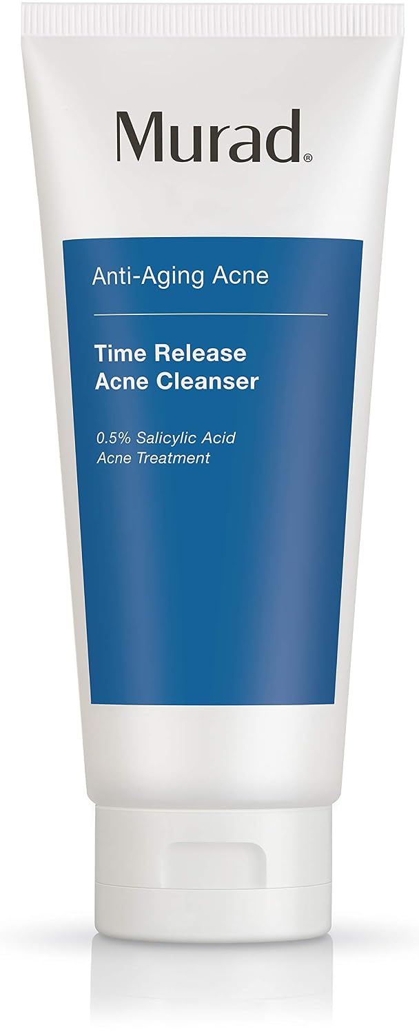Amazon Com Murad Anti Aging Acne Time Release Acne Cleanser Salicylic Acid Cleanser For Blemish Prone Skin Anti Aging Cleanser Targets Lines And Wrinkles 6 75 Fl Oz Beauty Personal Care