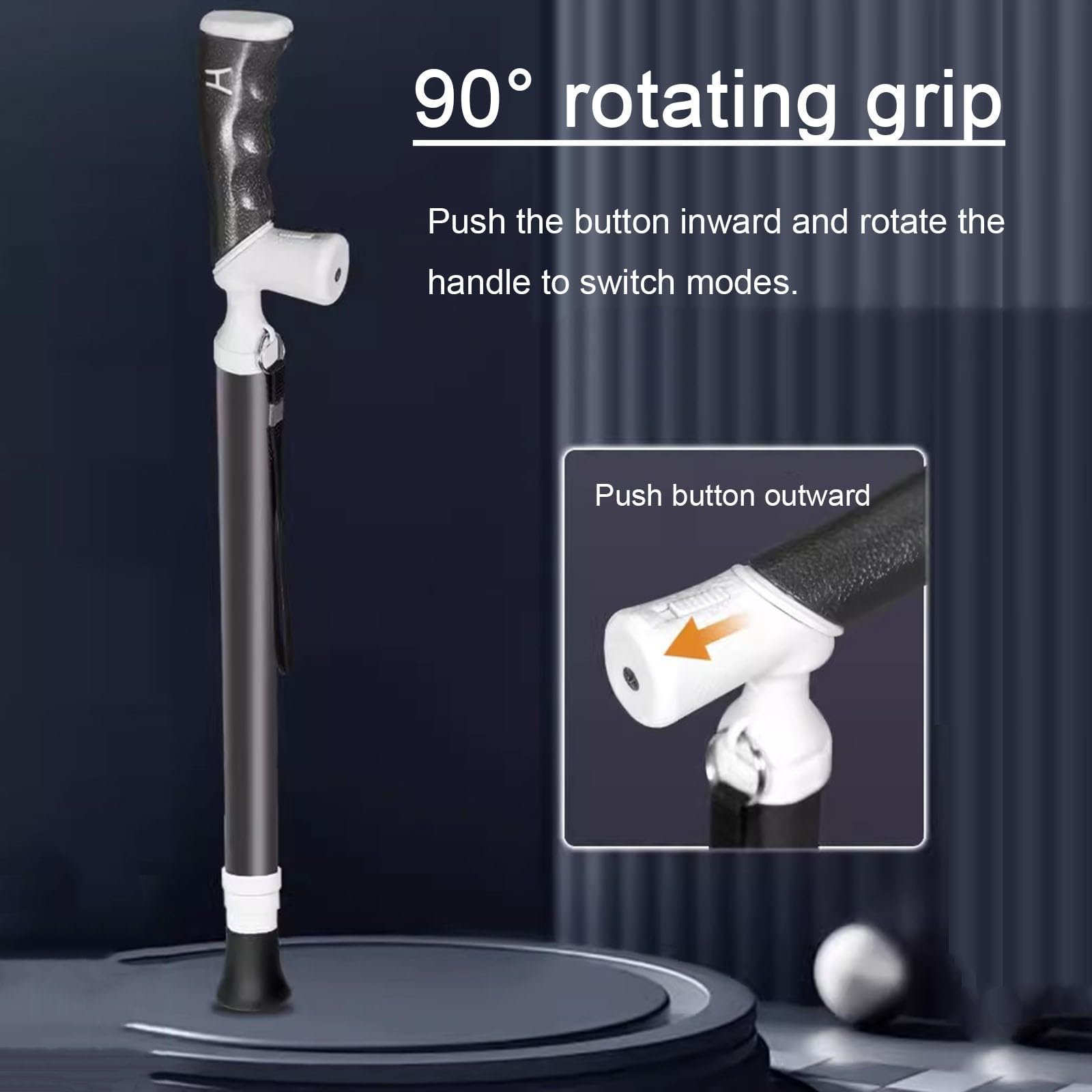 4-Sect Telescopic Trekking Poles Titanium Alloy Hiking Pole Suitable for Walking/Climbing Gift Box Packaging Walking Poles Retractable to 38Cm(38~105cm)