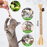 BNOYONERAS Macskajáték Fogzási Kötél Matatabi Rágcsálnivaló Fogápolás 6db 6