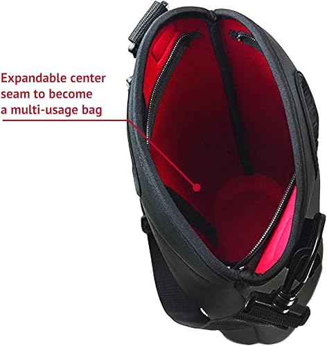 Miniatura 3 de Bolsa de viaje para 2 botellas, bolsa de viaje de neopreno aislante grueso, expandible, 2 botellas, diseño más alto, cierre de cremallera sobre