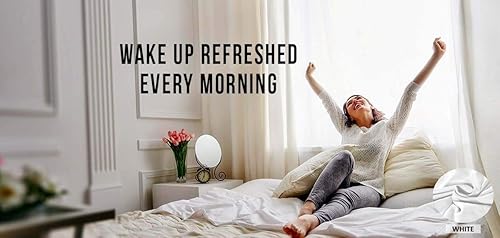 Miniatura 5 de Unique Beddings Juego de sábanas pesadas de 1500 hilos, 100% algodón pima de 6 piezas (1 sábana bajera, 1 plano, 4 fundas de almohada) para