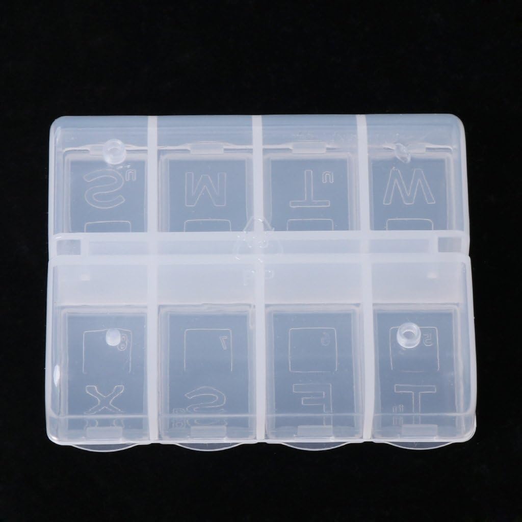 8 Grids Storage Box for Case Home Jewelry Beads for Boxes,Plastic image 3
