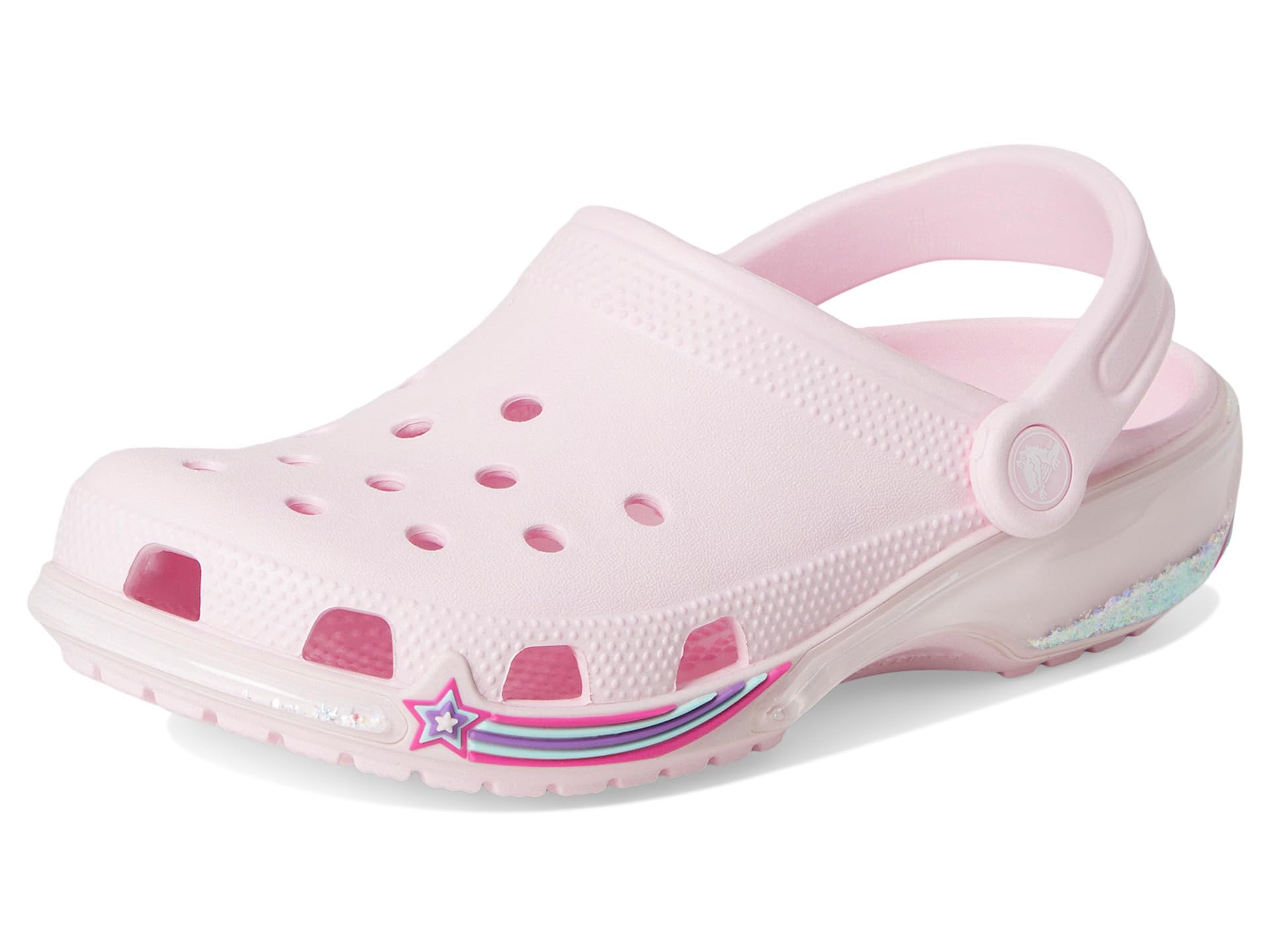 Crocs Classic Star Sparkle Shaker Clog K, Zuecos Unisex niños