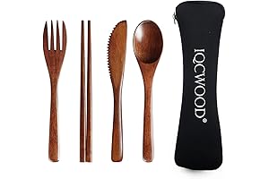 Portable Bamboo Utensil Set: Eco-Friendly Cutlery for On-the-Go Dining