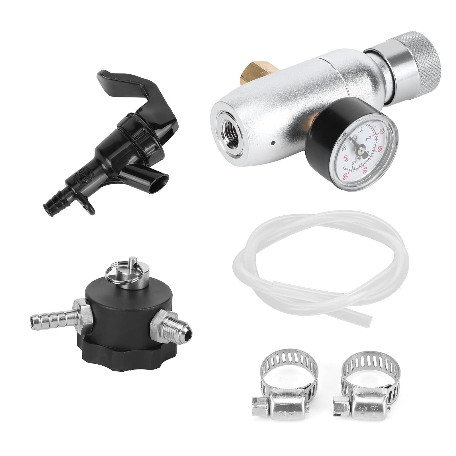 Grifo De Cerveza, Dispensador De Grifo De Cerveza, Regulador De CO2, Kit De Grifo Dispensador De Cerveza De Acero Inoxidable, Equipo De Barril De Cerveza Casero Portátil, Accesorios Para Barril De Cer