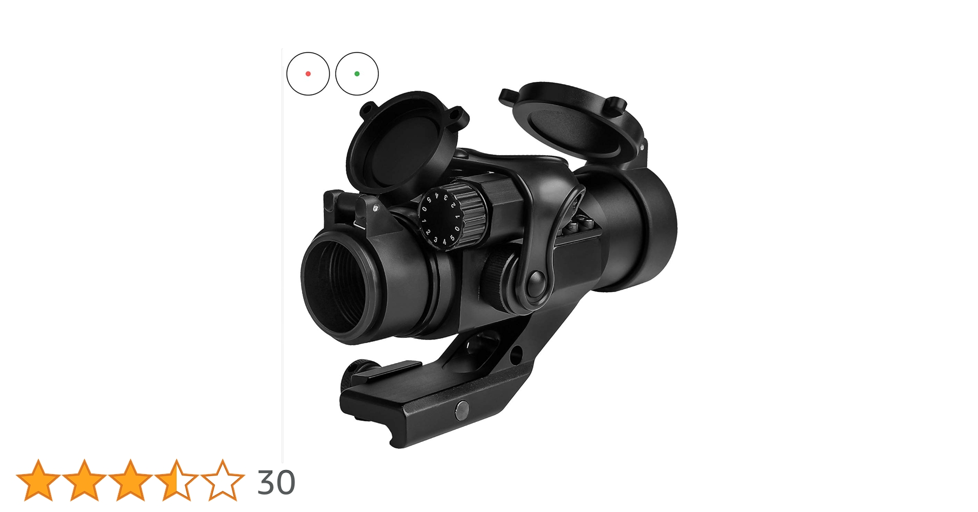 Amazon.co.jp: COMP M2タイプドットサイト ハイマウント 照準器