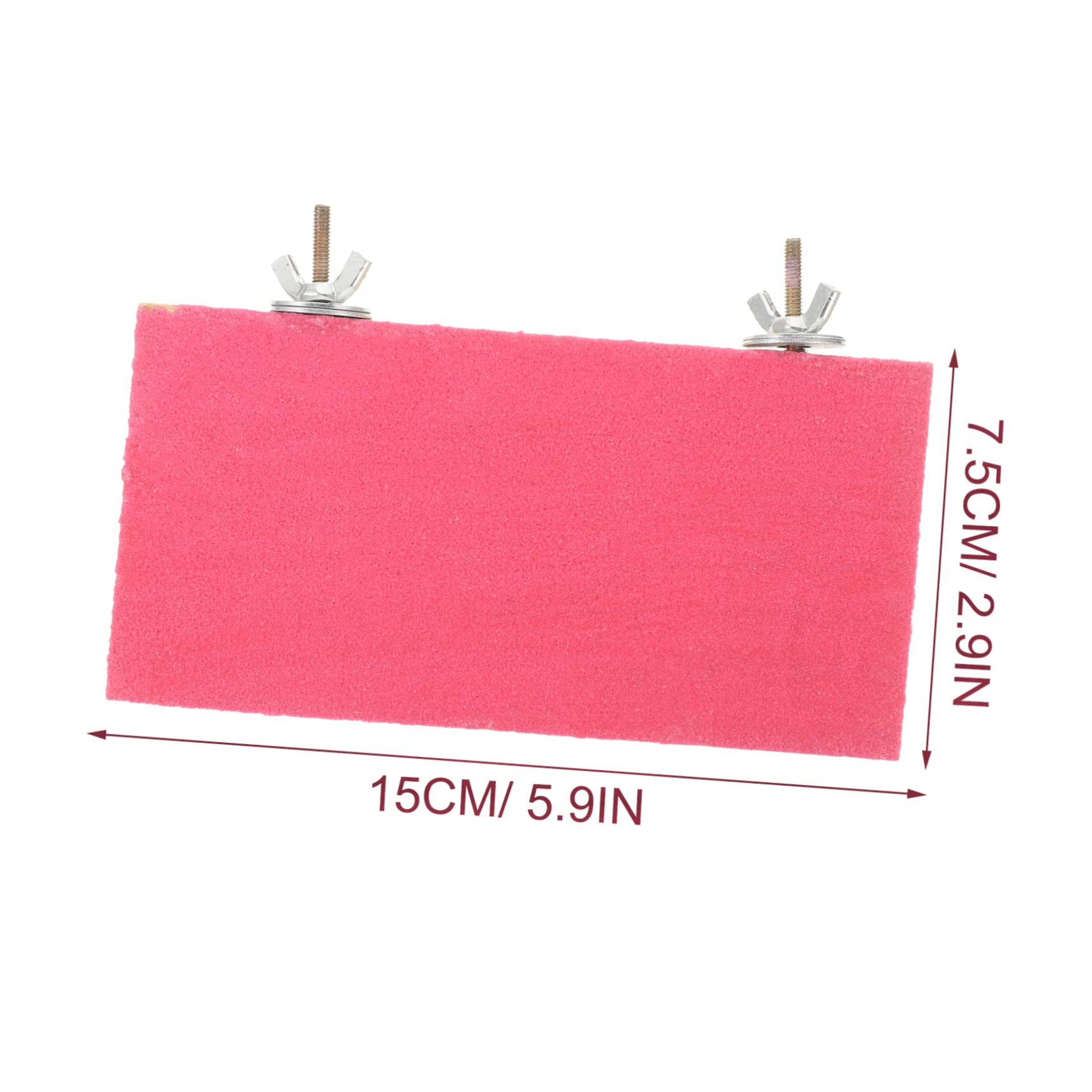 Happyyami Impact Resistant Wooden Parrot Shelf Parakeet Platforms for Bird Cages Bird Cage Roost