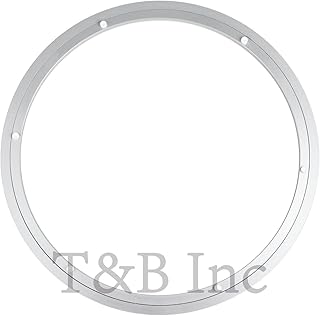 TamBee 18 Inch Lazy Susan Hardware Kit - Heavy Duty Aluminum Turntable Bearing with Metal Rotating Ring Mechanism Lazy Susan Parts for Puzzle Boards, DIY Projects (Base Only)