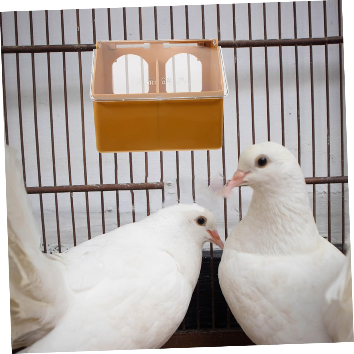 BESPORTBLE 3 pièces Mangeoire Suspendue pour Petits Oiseaux Distributeur Multi-Compartiments Plastique pour Cage Capacité pour Perroquets et Tourterelles