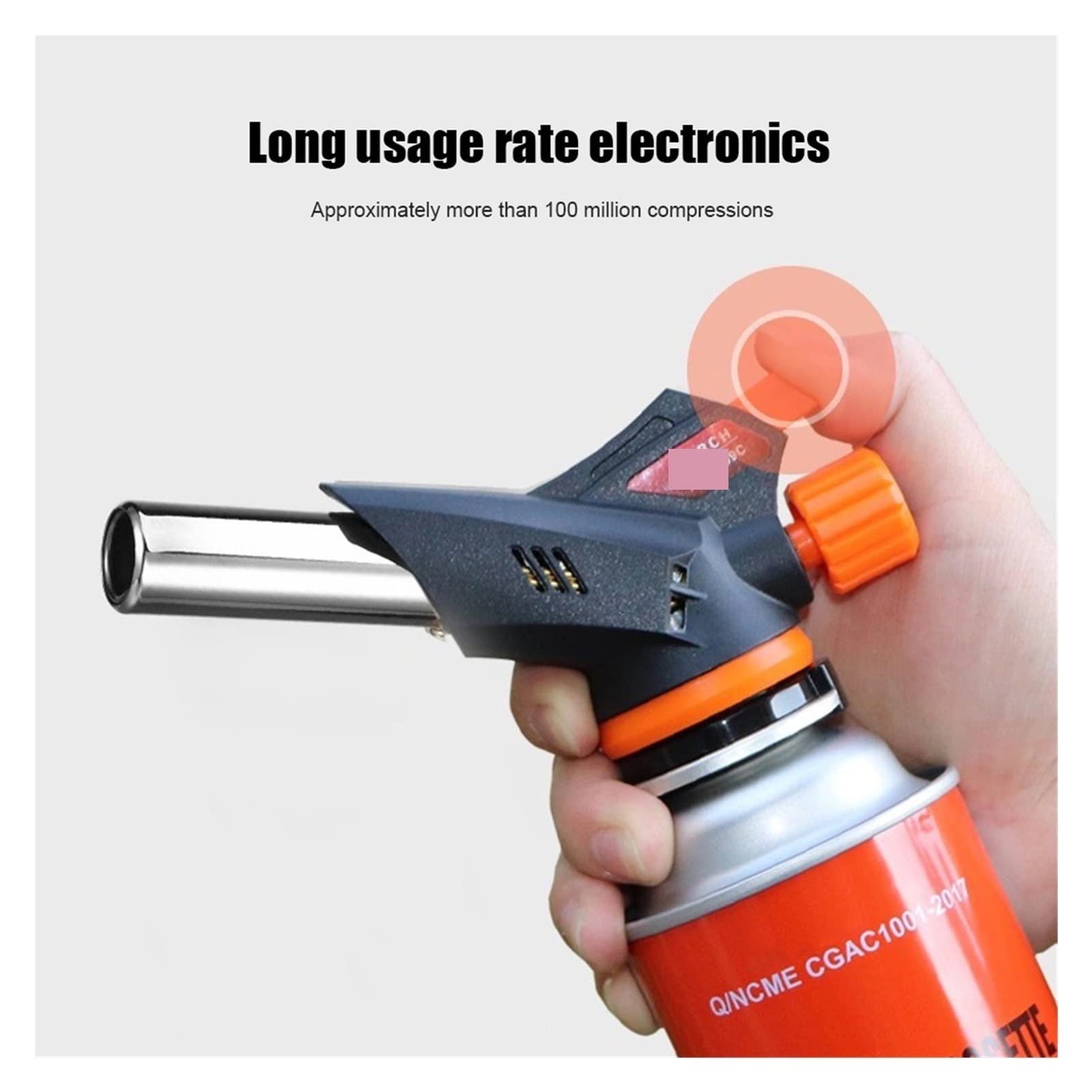 Gas Torch Nozzle & Flame Gun – Multi-Use Burner For Soldering, Kitchen Cooking, BBQ, Camping & Outdoor Heating