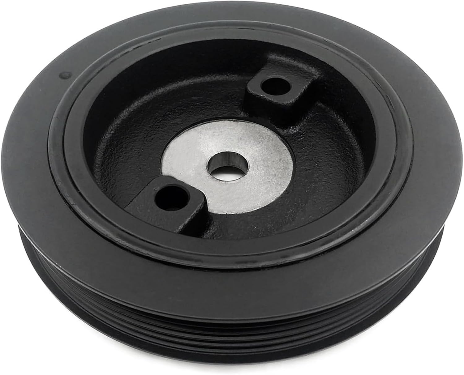 Engine Harmonic Balancer Crankshaft Pulley Compatible with Hyundai Santa Fe Sonata Tiburon Tucson For Kia Magentis 2001-2004 Optima 2001-2006 Sportage 2005-2010 594-268