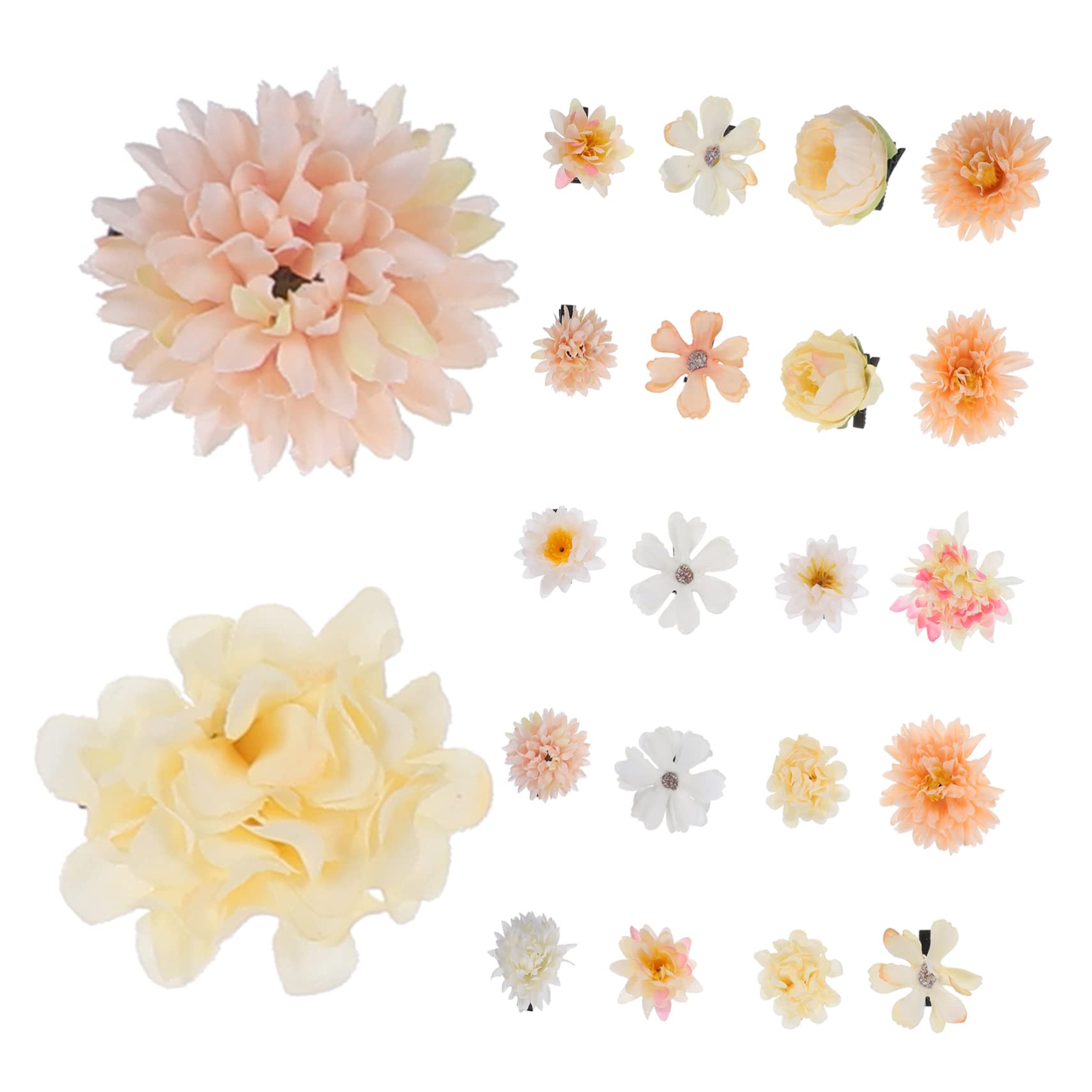 100 Piezas Horquilla De Flores Pequeña Horquilla Pinzas Para El Cabello Lindo Accesorios Para El Cabello Para Mujeres Caso De Traje De Niños Bohemia Presilla Lateral Perder Metal
