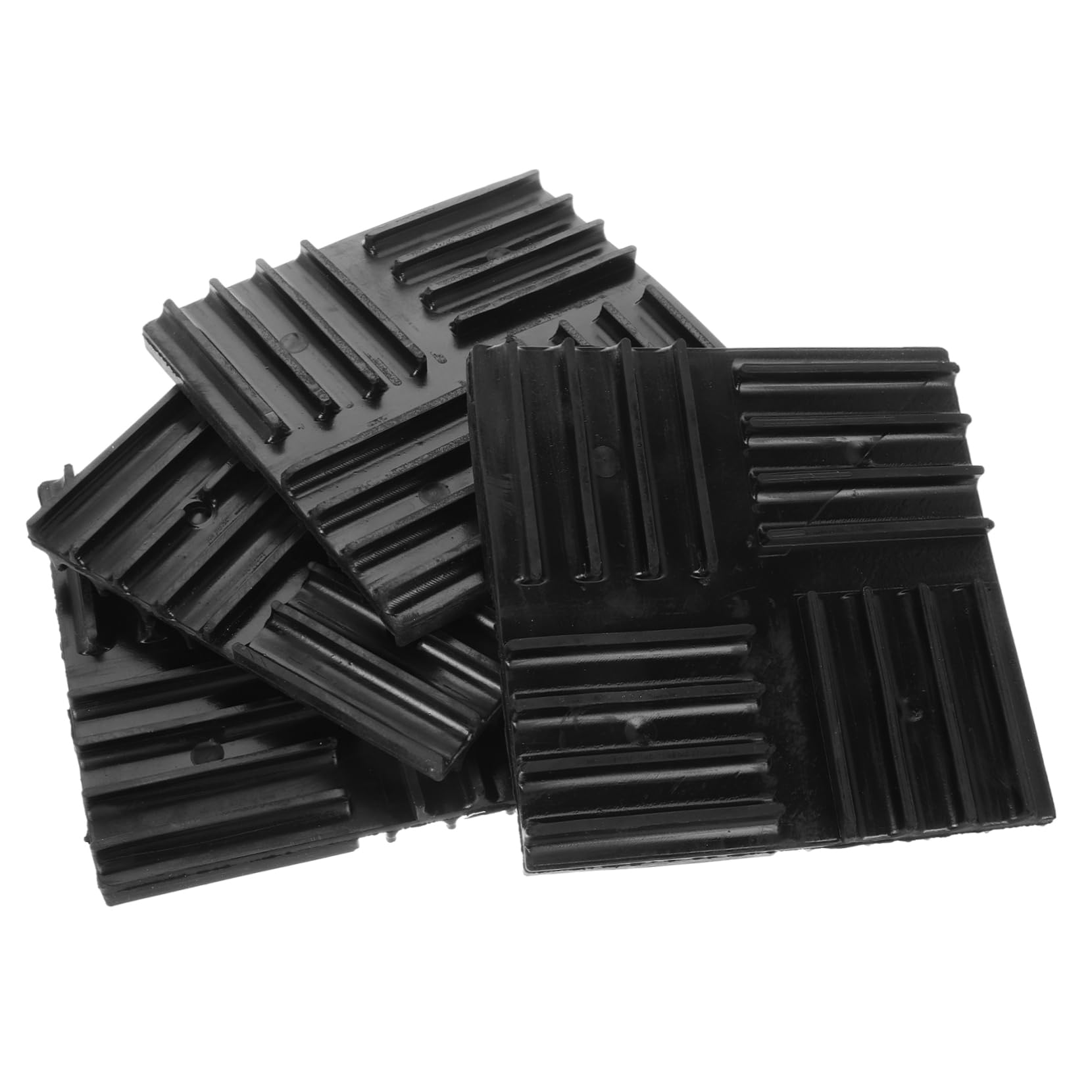 Ciieeo 4pcs Air Conditioner Mat Rubber Vibration Pads Noise Reducing Shock Absorbing Pad for Air Conditioners