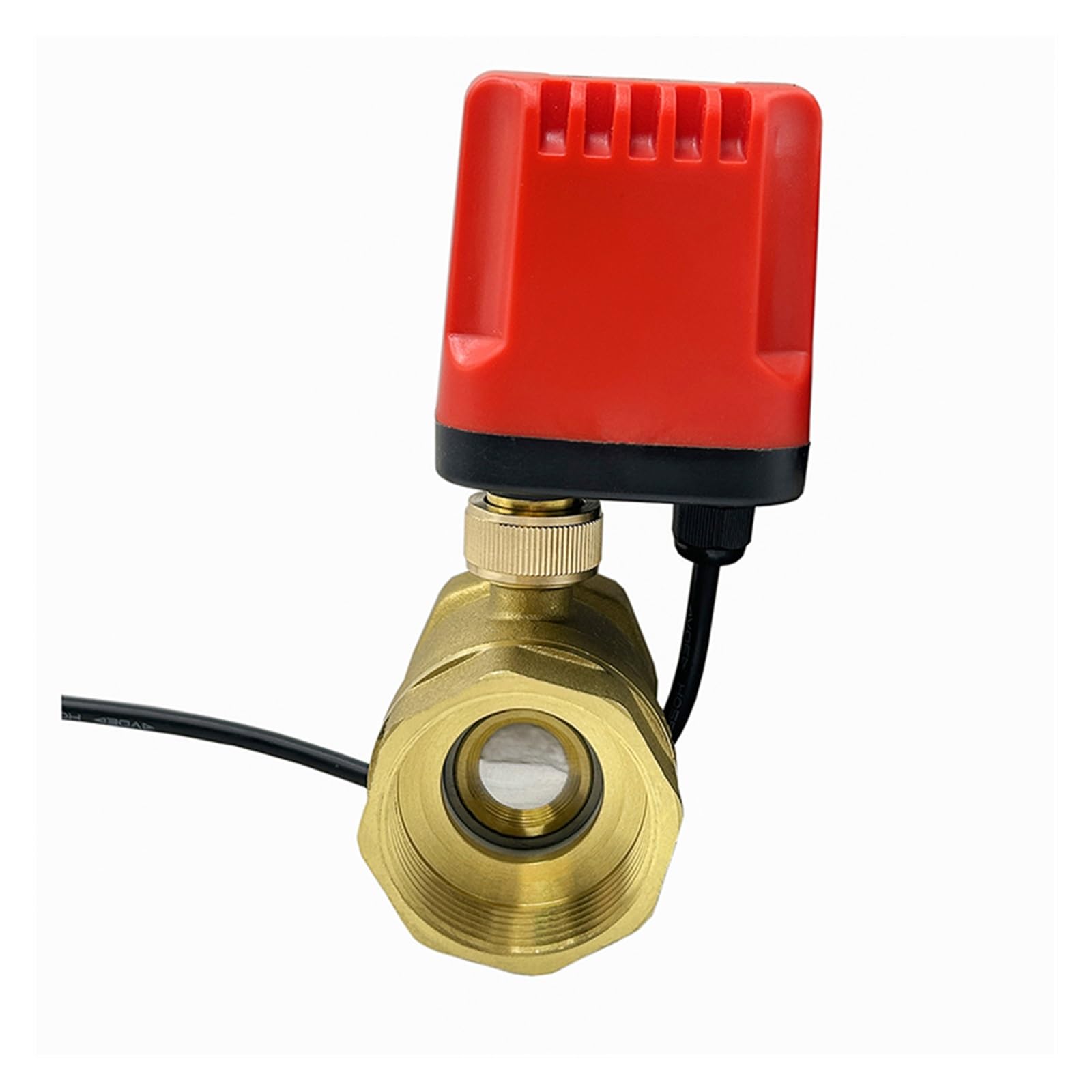 Zawór kulowy, DN15 DN20 DN25 DN40 IP65 Wodoodporny Zawór Kulowy Z Napędem 3-przewodowy Lub 2-przewodowy Silnik Metalowy O Dużym Momencie Obrotowym Elektryczny Mosiądzu(DN25,24VDC_CR04)