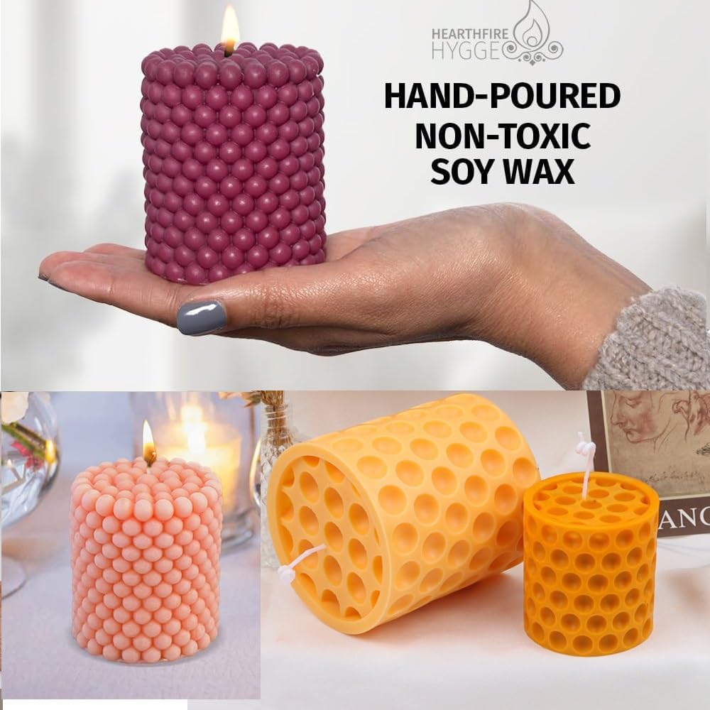 2025 Kerzenformen zum Gießen Kerzen Selber Machen set Kerzen Form Silikon Bubble Kerzen Formen Silikonform Kerzen Selber Machen set für DIY Aromatherapie Kerzen Herstellung qipao 6 9.15