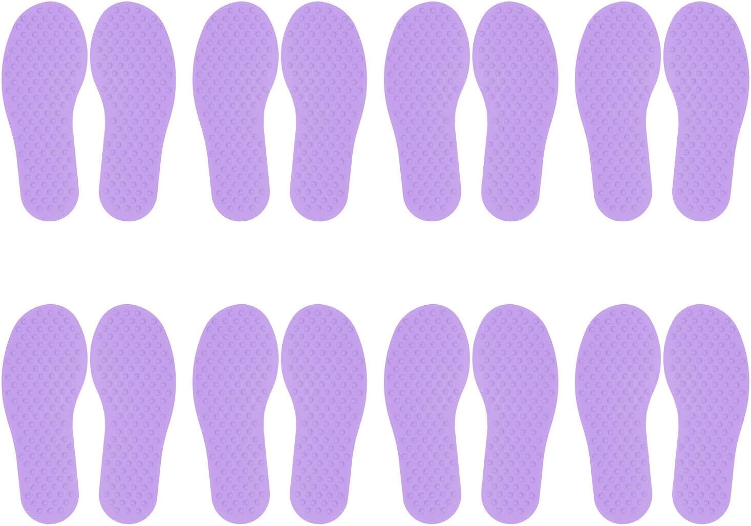 Home and Garden Parts 8 Pairs Feet Markers for Classroom Plastic Floor Foot Shaped Markers Purple #CN/251024/11999