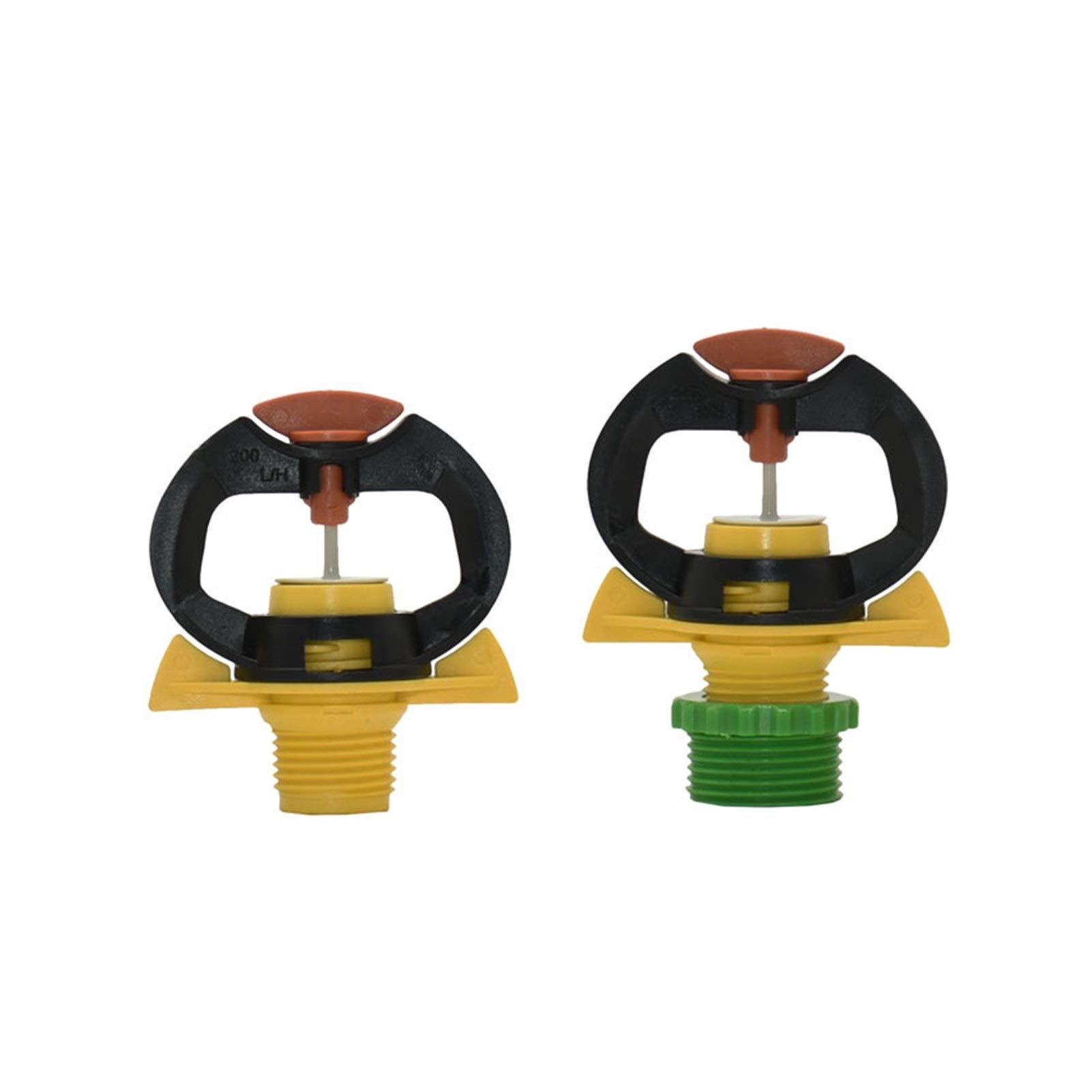 Connettore del Tubo Flessibile 1/2 3/4 Rotante Sprinkler Garden Watering Rain-Simile Rotante Pop-up di spruzzatore Giardino irrigazione del Prato 30pcs (Color : 1I2 3I4)