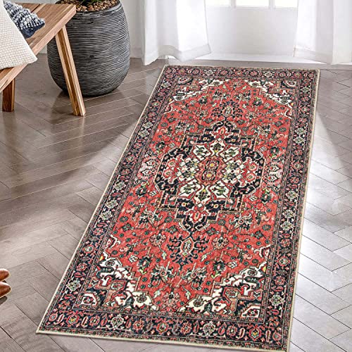 KIMODE Tapis de couloir, tapis de couloir, tapis de couloir doux, antidérapant et lavable, à poils courts pour cuisine, salle de bain, entrée, buanderie, 60 x 120 cm Cover