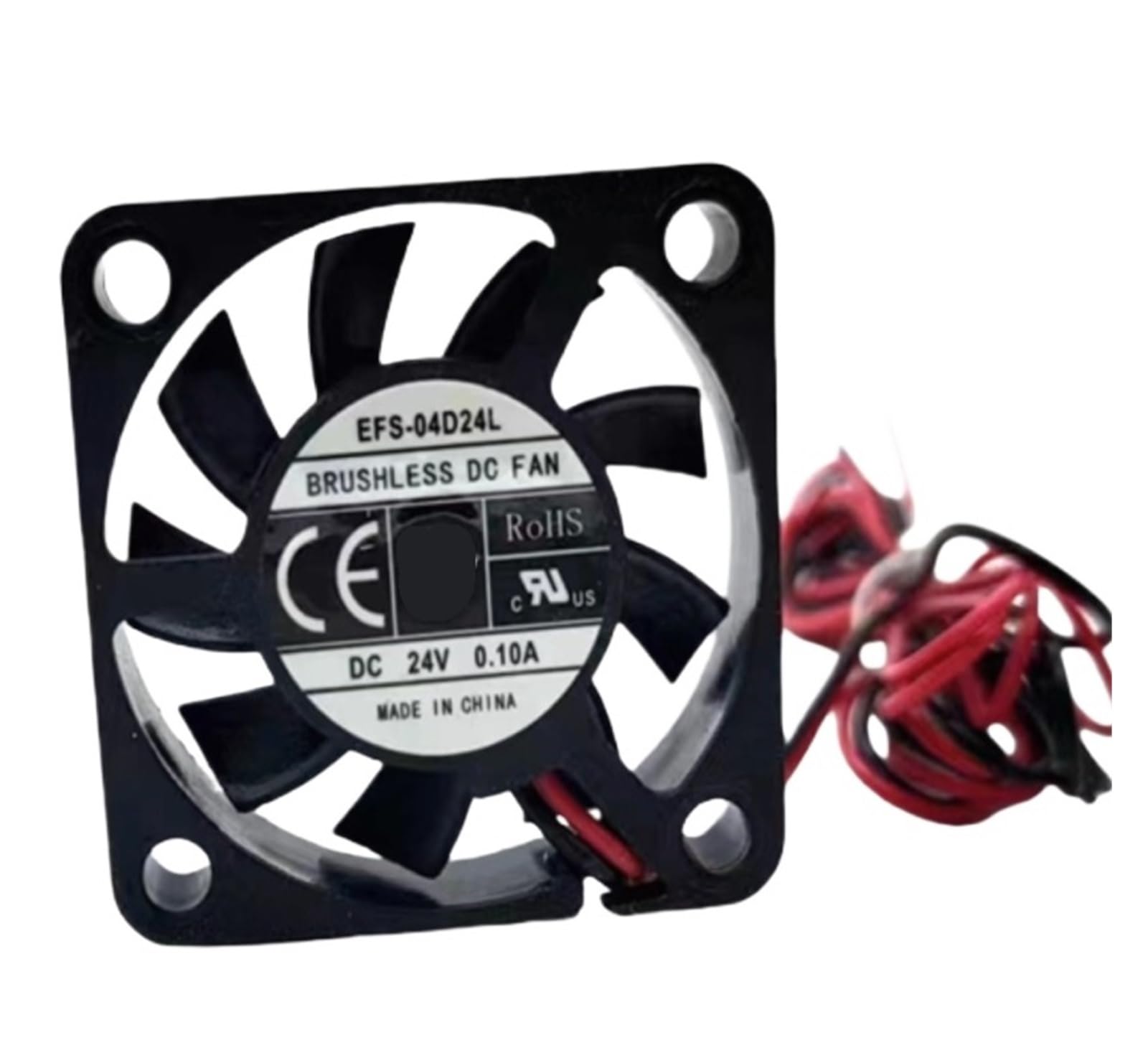 YMUGUEGH EFS-04D24L 40mm Fan | 24V 0.1A 8000RPM | 135cm Cooling fan 40x40x10mm