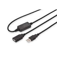 DIGITUS Cavo di prolunga USB 2.0 attivo - 10 m - Da spina USB