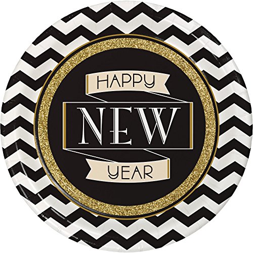 Creative Converting 8 Count Sturdy Style Round Paper Plates, 8.75