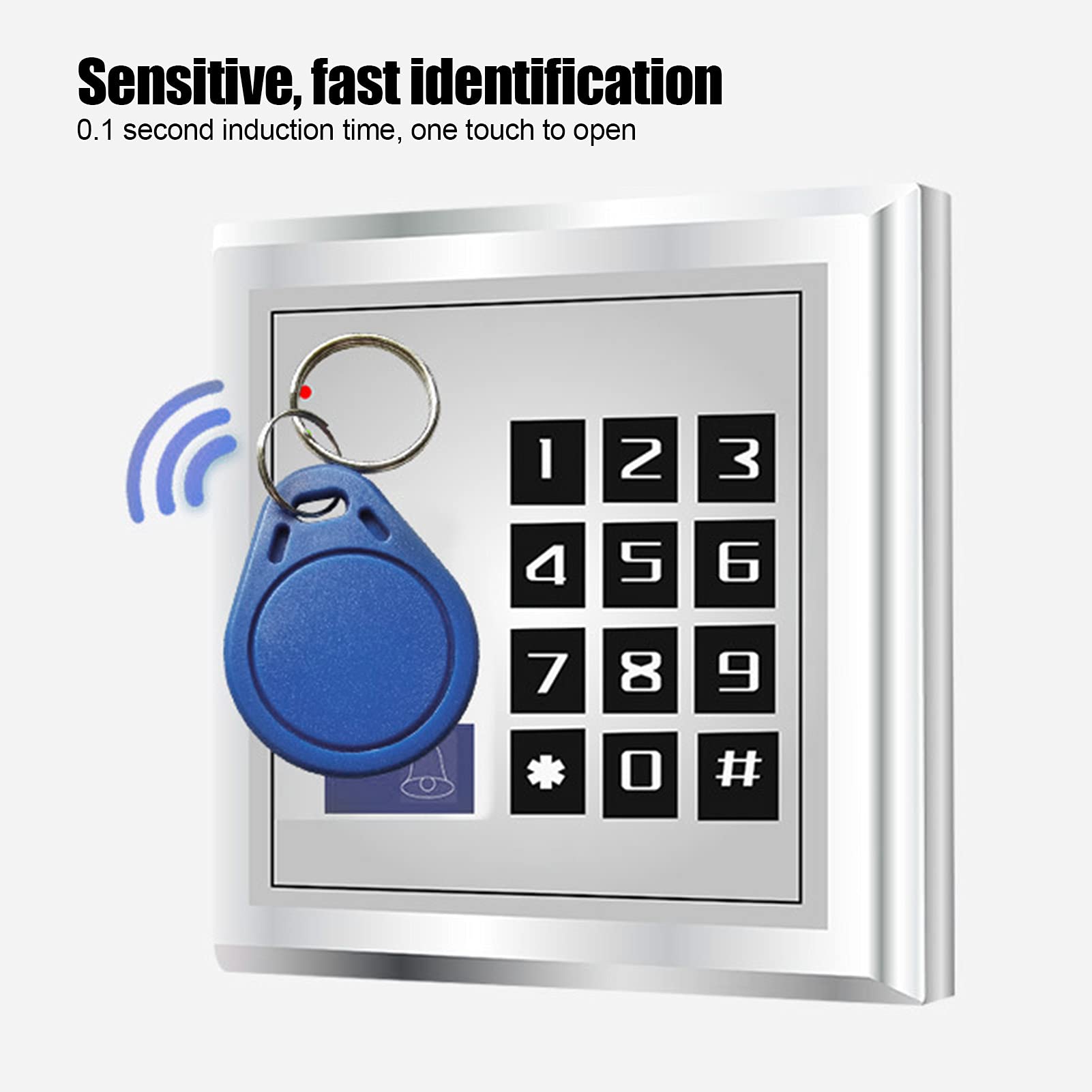 50PCS 13.56MHz RFID Key Fob Proximity IC Card Token Tag for Access Control Time Attendance Parking Lots - Image 2
