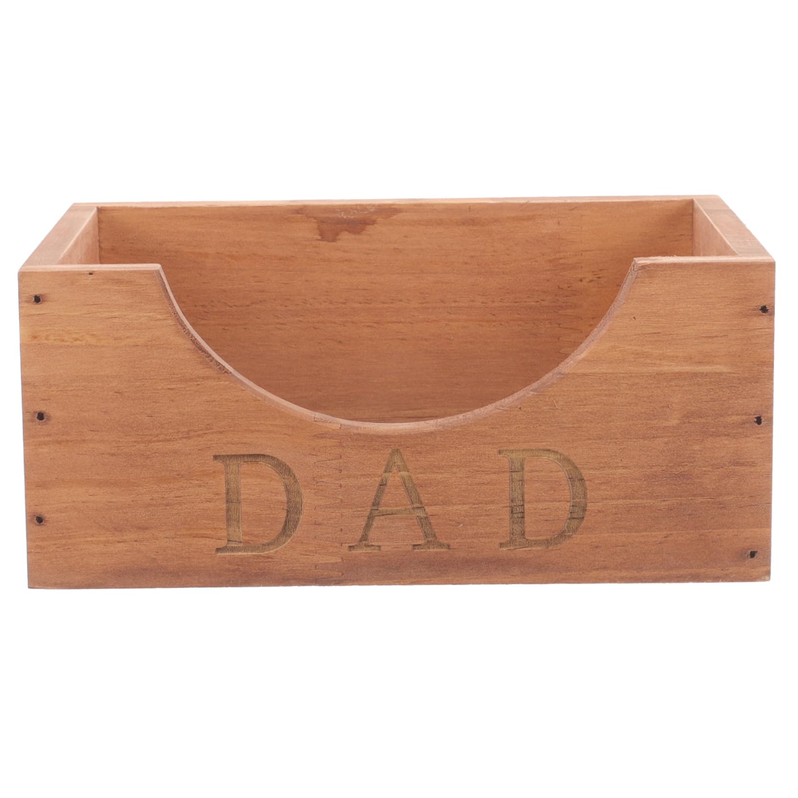 KOMBIUDA Wooden Storage Box Hat Organizer Rustic Craft Container for Hats and Sundries Desktop Display and Organizer for Home Decoration and Efficient Storage