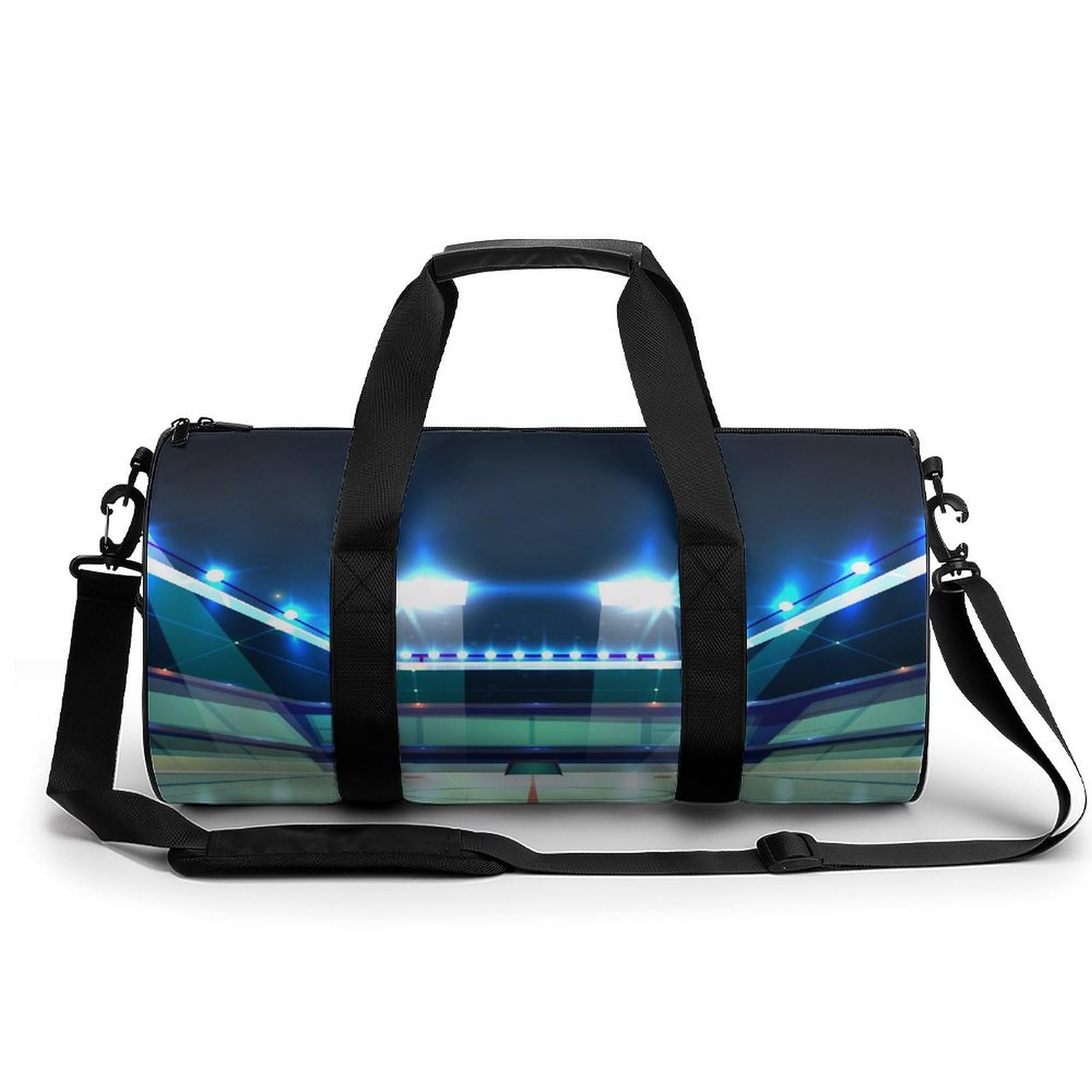 Hockey sur Glace Sac De Sport Gym Sac De Voyage Sac Week-End Duffel Bag pour Camping Randonnée Voyage 45x23x23cm