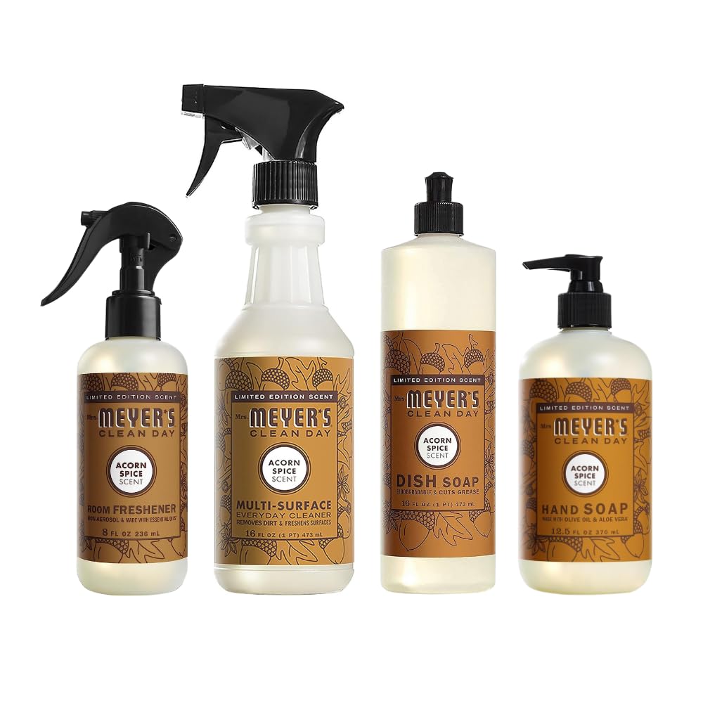 Mrs MEYERS Variety 1 Room Freshener 8 OZ 1 Liquid Dish Soap 16 OZ 1 Liquid Hand Soap