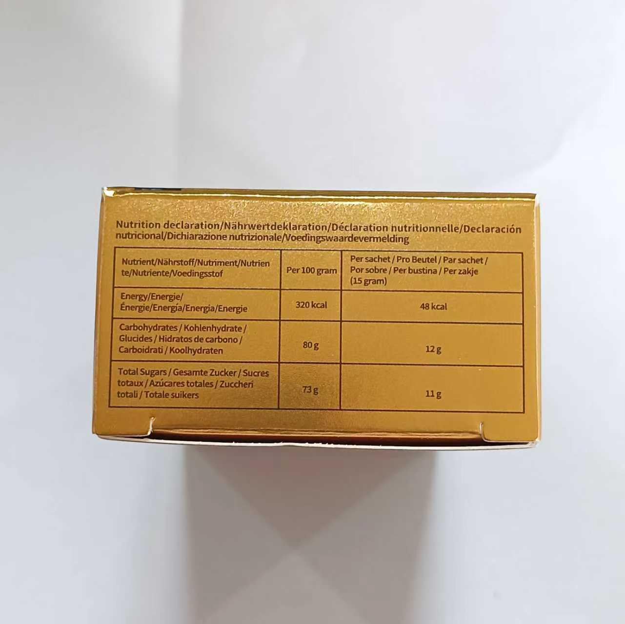 Happy Honey Kräuterhonig für Männer | Honigzubereitung mit Ginseng, Ingwer, Gelée Royale & Vitamin B1 + B2 | 6 Portionsbeutel à 15 g | Premium Honig mit Pflanzenextrakten