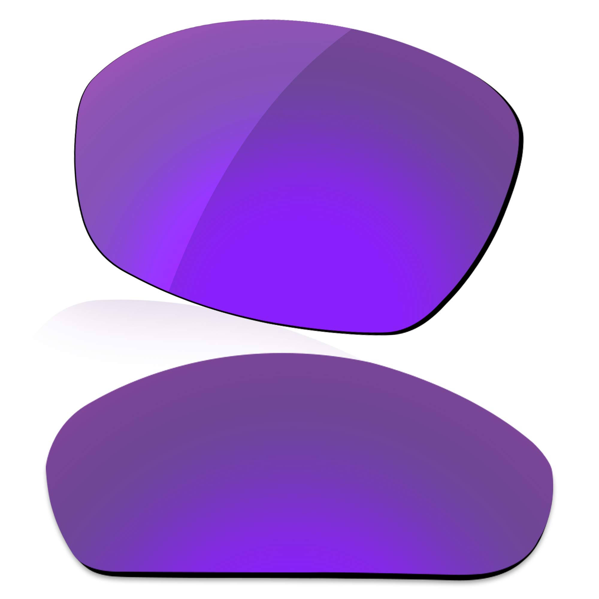Lenzreborn Men's Grape Violet - Polarized Mirrored Polarized Lens Replacet For Oakley Whisker Sunglass