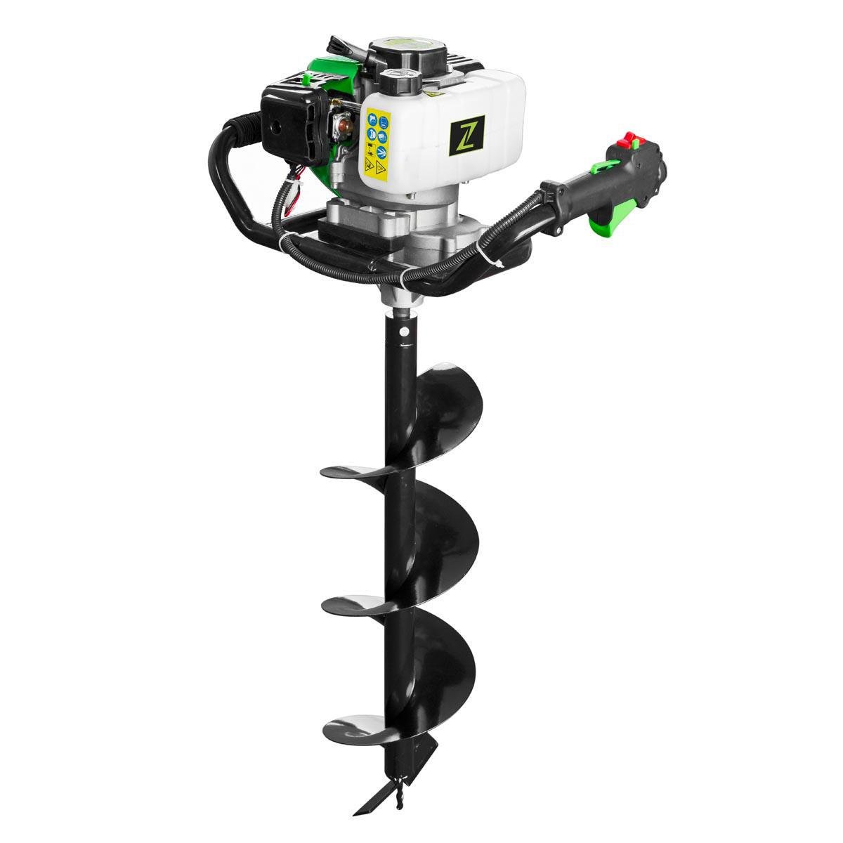 Zipper Elb70 51.7Cc Petrol Auger  Post Hole Borer 700mm With 3X Size Augers from B&Q