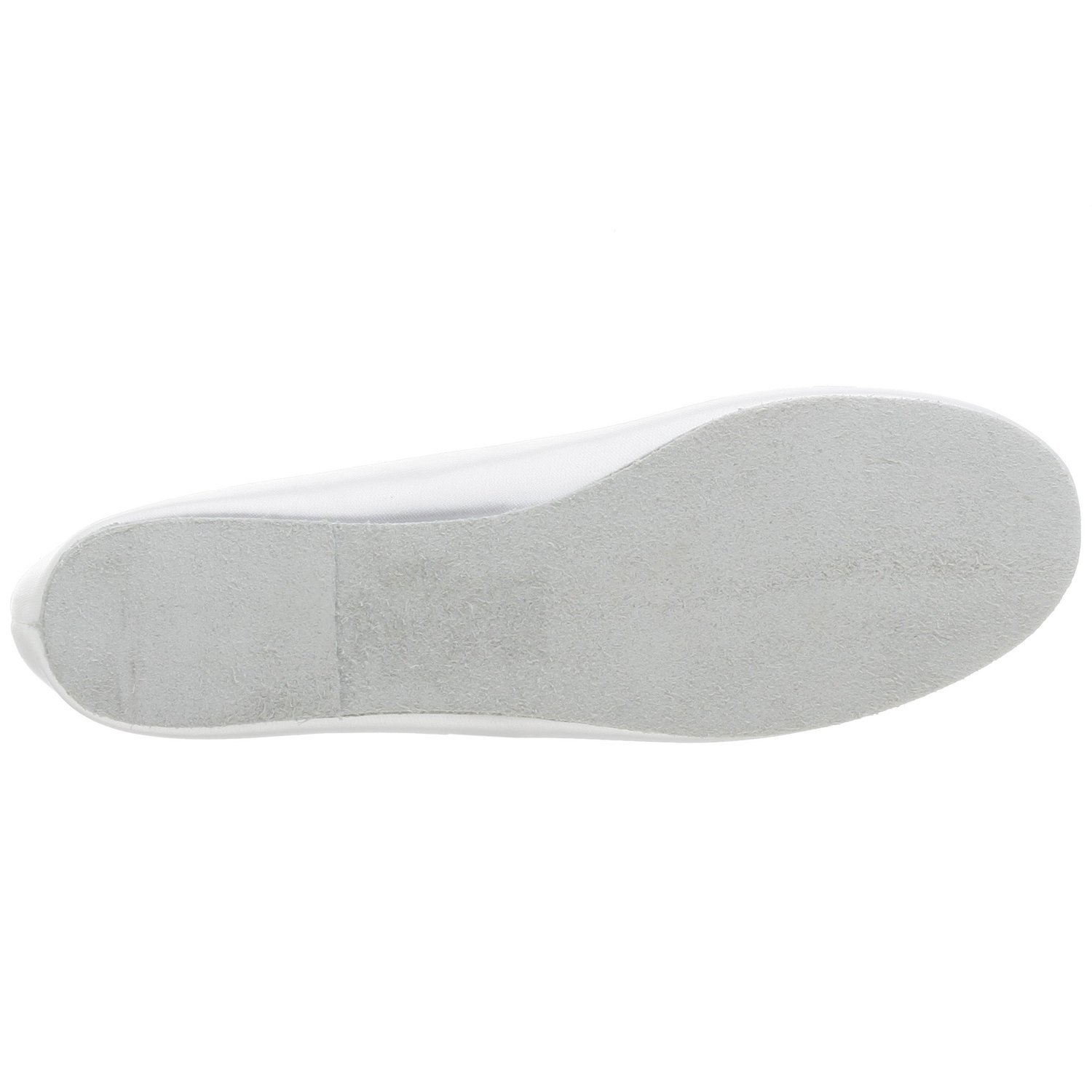 Dempsey Marie White Satin Ballet Flat Baby Girl's Shoe (Infant 2, White)