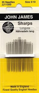 Colonial Needle Sharps Hand Needles-Size 5/10 20/Pkg