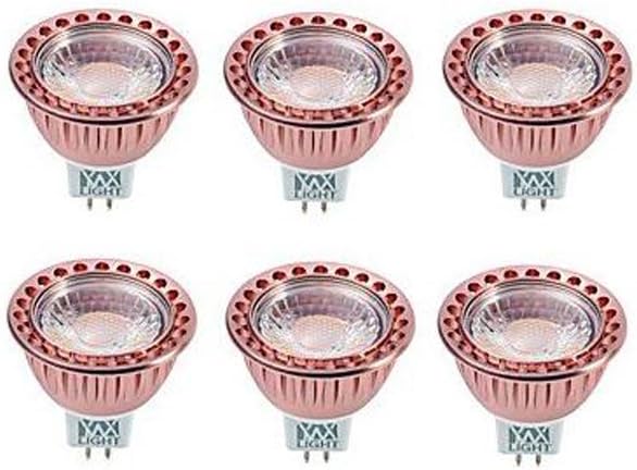 Rts 9 W GU5.3 (MR16) LED Spotlight Bulbs MR16 1 COB 700-850 lm Warm White / Cool White Dimmable / Decorative DC 12 / AC 12 V Pack of 6 Warm White [Energy Class A++]