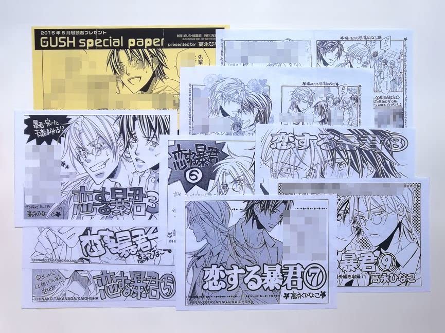 Amazon.co.jp: 高永ひなこ「恋する暴君 第12巻」 小冊子全サペーパー3