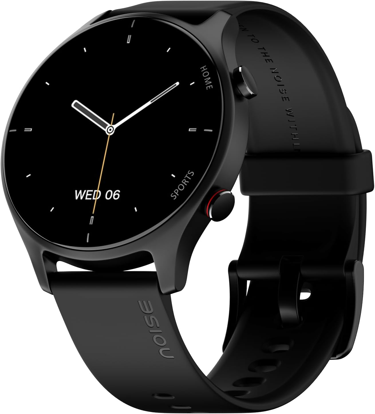 Noise Twist Round dial Smart Watch with Bluetooth Calling, 1.38" TFT Display, up-to 7 Days Battery, 100+ Watch Faces, IP68, Heart Rate Monitor, Sleep Tracking (Jet Black)